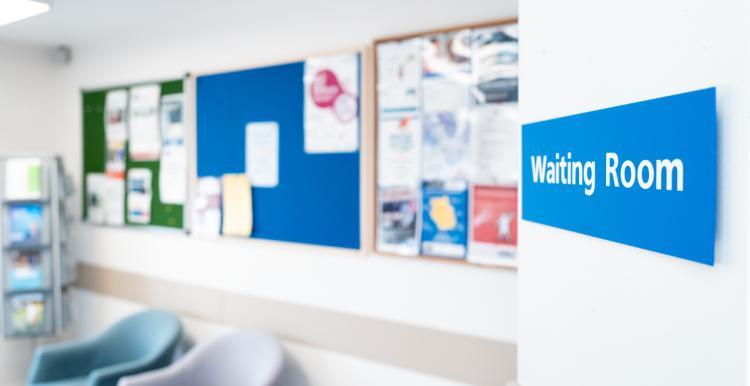 GP practice waiting room 