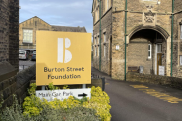 Entrance to Burton Street Foundation main building