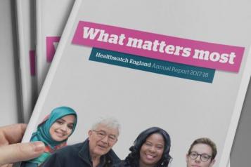 Healthwatch England Annual report 2017-18