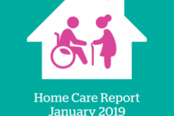 Home Care Report cover January 2019, Healthwatch
